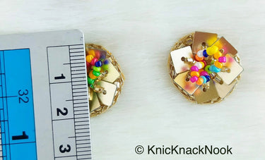 Handmade Gold Buttons
